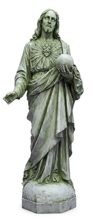 Sacred Heart To The World 62" Statue - 62-inch