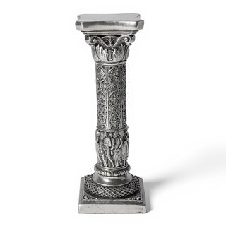Nine Muses Pedestal - 31.5-inch — Antique Silver finish