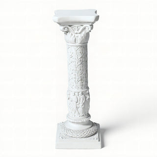 Nine Muses Pedestal - 31.5-inch — Flat White finish