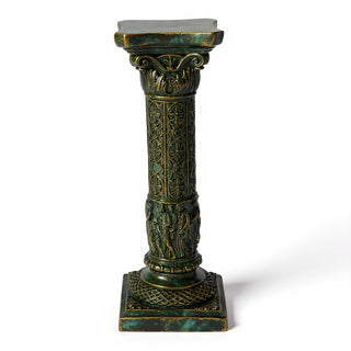 Nine Muses Pedestal - 31.5-inch — Green Bronze finish