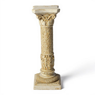 Nine Muses Pedestal - 31.5-inch — Museum Terracotta finish