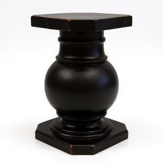 Ball Pediment Pedestal - 28.5-inch — Iron finish