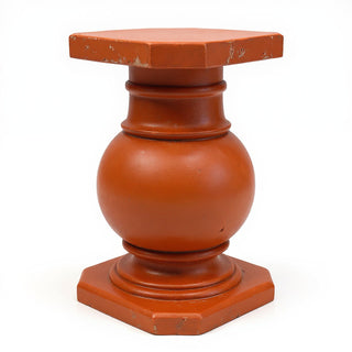 Ball Pediment Pedestal - 28.5-inch — Metro finish