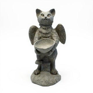 Sebastian Angel Statue - 21-inch — Antique Stone finish