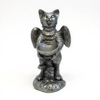 Sebastian Angel Statue - 21-inch — Antique Silver finish