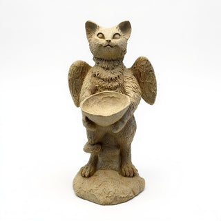 Sebastian Angel Statue - 21-inch — Gothic Stone finish