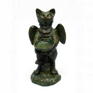 Sebastian Angel Statue - 21-inch — Green Bronze finish