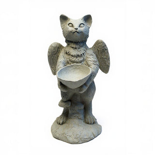Sebastian Angel Statue - 21-inch — Limestone finish