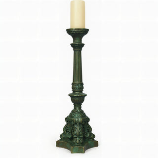 Empire Candleholder - 25-inch — Green Bronze finish
