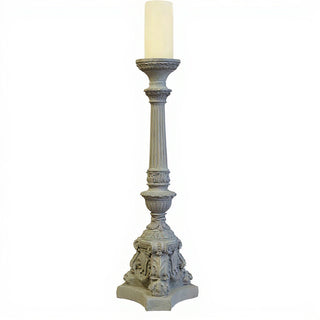 Empire Candleholder - 25-inch — Limestone finish