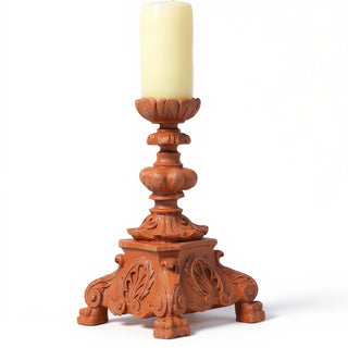 Baroque Candleholder - 13-inch — Metro finish