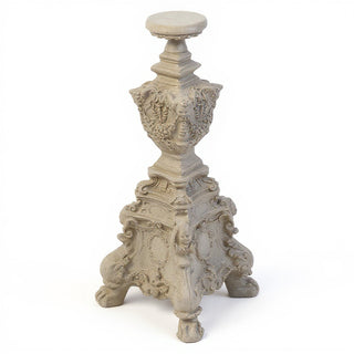 Ornate Candleholder - 24-inch — Museum Terracotta finish