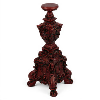Ornate Candleholder - 24-inch — Rust finish