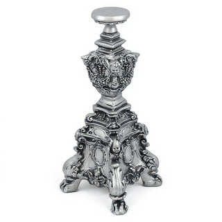 Ornate Candleholder - 24-inch — Silver finish