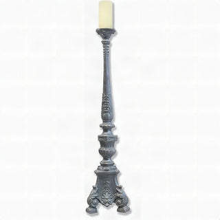 Manchester Candleholder — Aged Silver finish