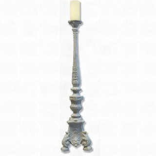 Manchester Candleholder — Limestone finish