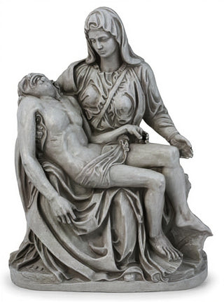 Pieta 28 Garden Statue - 28-inch