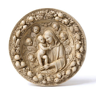 Casa Barbieri Roundel Statue - 29-inch