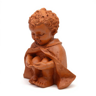 Pondering Baby Saint Francis of Assisi Statue - 14-inch — Metro finish