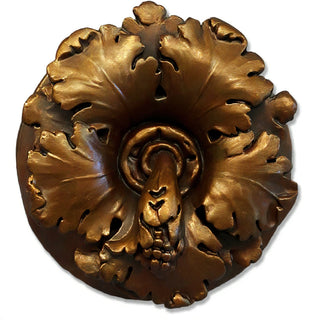 Leafy Medallion Wall Medallion - 15-inch — Bronze finish
