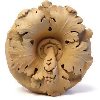Leafy Medallion Wall Medallion - 15-inch — Dusted Sand finish