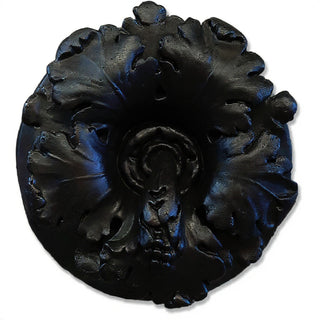 Leafy Medallion Wall Medallion - 15-inch — Iron finish