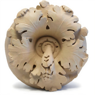 Leafy Medallion Wall Medallion - 15-inch — Museum Terracotta finish