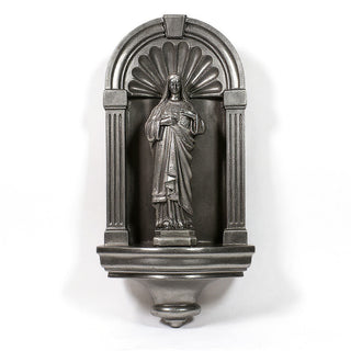 Classical Niche Wall Niche - 30-inch — Aged Silver finish