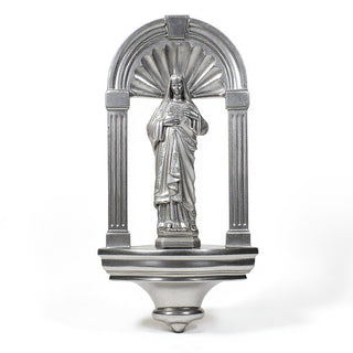 Classical Niche Wall Niche - 30-inch — Silver finish