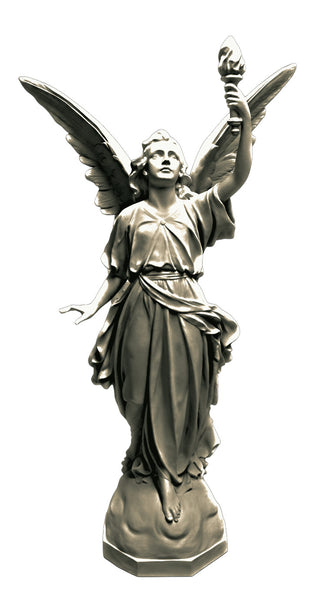 Angel Of Light-Left Statue - 64-inch