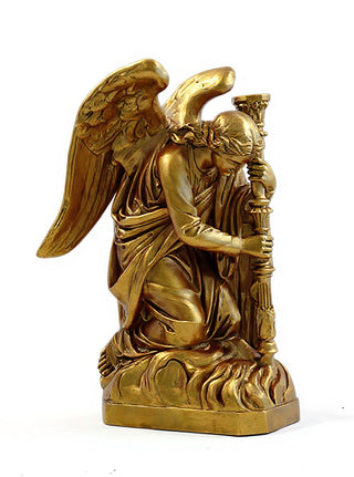 Bergama Angel-Left Statue - 35-inch