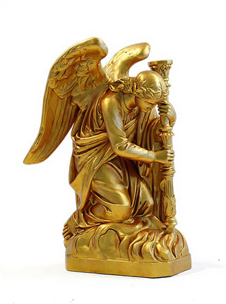 Bergama Angel-Left Statue - 35-inch
