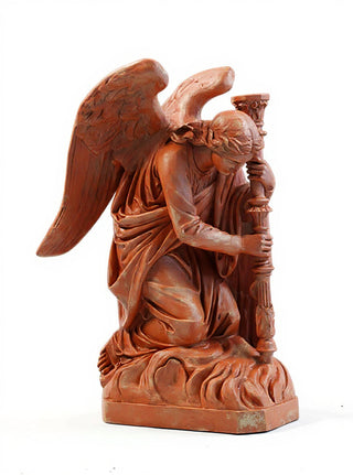Bergama Angel-Left Statue - 35-inch
