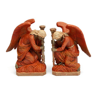 Bergama Angel, Left Statue - 35-inch — Metro finish