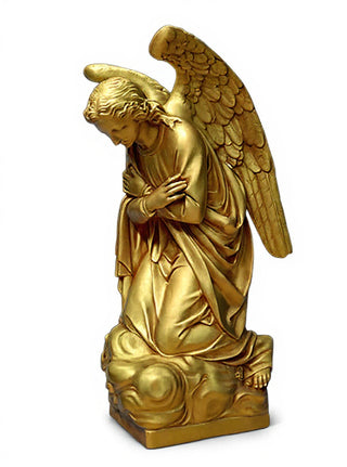 Adoration Kneeling Angel (cros Statue - 56-inch
