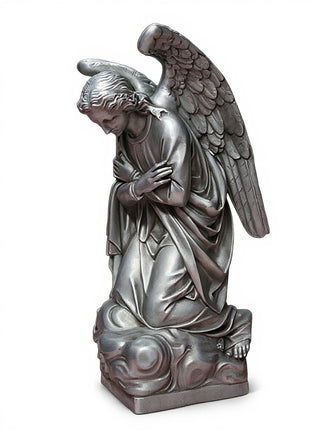 Adoration Kneeling Angel (cros Statue - 56-inch