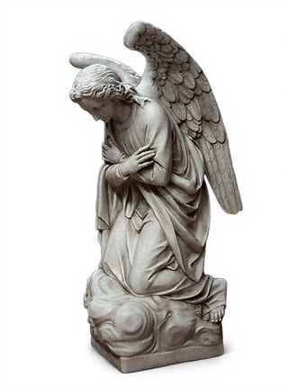 Adoration Kneeling Angel (cros Statue - 56-inch