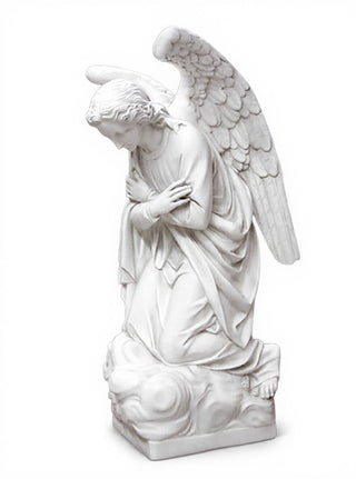 Adoration Kneeling Angel (cros Statue - 56-inch