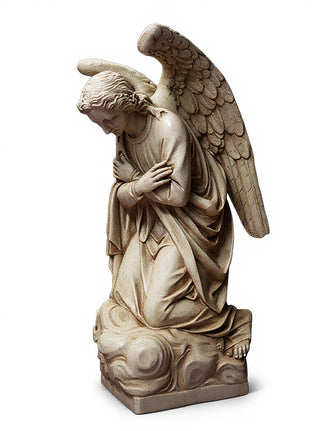 Adoration Kneeling Angel (cros Statue - 56-inch