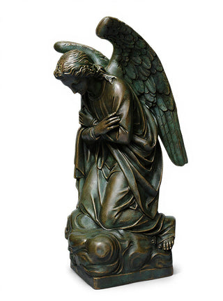 Adoration Kneeling Angel (cros Statue - 56-inch