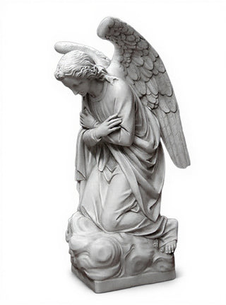 Adoration Kneeling Angel (cros Statue - 56-inch
