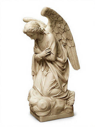 Adoration Kneeling Angel (cros Statue - 56-inch