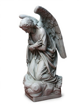 Adoration Kneeling Angel (cros Statue - 56-inch