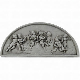 Cherubs Lunette — Old Stone finish
