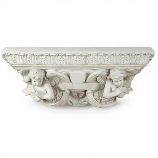 Cherub Shelf Wall Shelf — Antique White finish