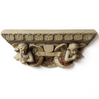 Cherub Shelf Wall Shelf — Gothic Stone finish