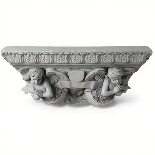 Cherub Shelf Wall Shelf — Limestone finish