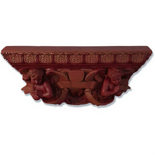 Cherub Shelf Wall Shelf — Rust finish