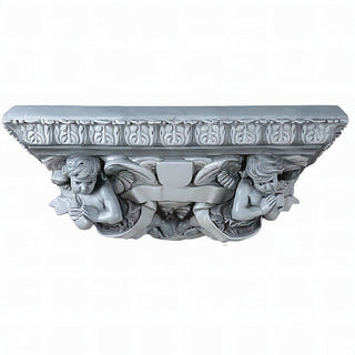 Cherub Shelf Wall Shelf — Silver finish