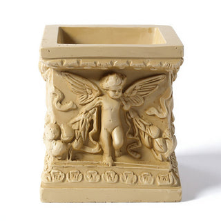 Square Patio Planter - 8-inch — Museum Terracotta finish